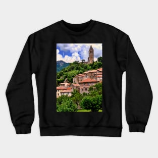 Olargues in the Haute-Languedoc, France Crewneck Sweatshirt